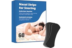 TEASBANK Nasal Strips for Snoring - Extra Strength Nose Strips for Sleeping Hypoallergenic Breathable Tape Pain-Free Removal Latex Free