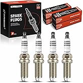 A-Premium 4469 4PCS Iridium Platinum Spark Plugs Compatible with Nissan Sentra, Altima & Infiniti G35 & Dodge Dart & Hyundai 