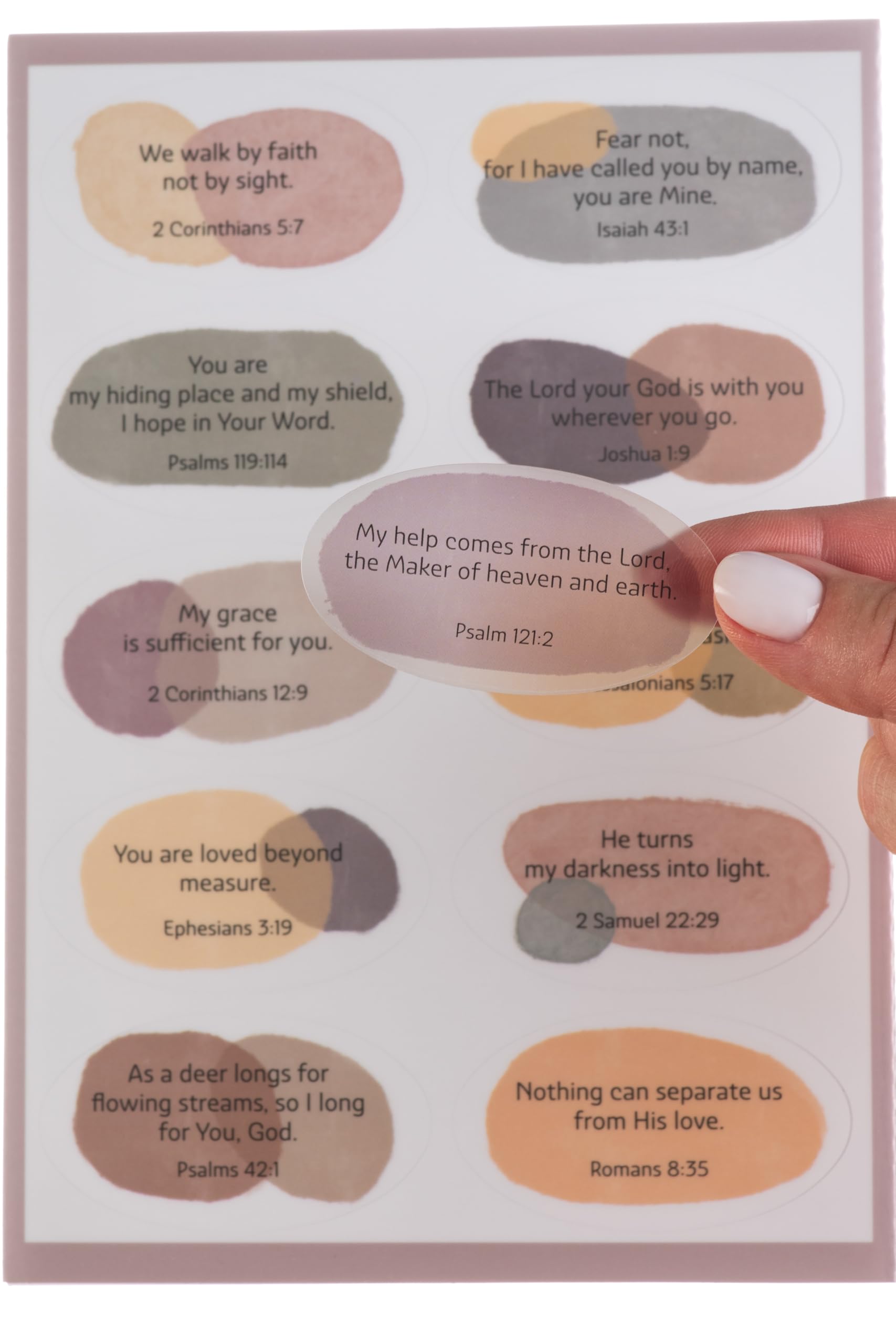 DiverseBee Motivational Bible Verse Stickers, 80pcs Inspirational Christian Stickers for Water Bottles Laptop Journaling, Jesus Faith Sticker Pack, Religious Christian Gifts for Women and Men (Faith)