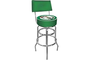 TRADEMARK GLOBAL NBA Boston Celtics Padded Swivel Bar Stool with Back