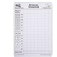 Yellow Mountain Imports Mexican Train and Chicken Foot Dominoes Scorepad/Scoring Sheets (8.2 x 5.5 Inches) - 60 Sheets