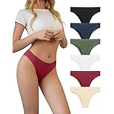 SHARICCA Seamless Bikini Underwear for Women Super Stretch Sexy Low Rise Cheeky Panties Soft Comfort Hipster Pack