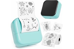 Phomemo Mini Pocket Printer- M02X Inkless Printer Blutooth Thermal Portable Sticker Printer for Study, DIY Scrapbook, Photos,