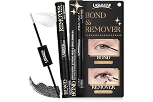 LASHVIEW 2 in 1 Lash Glue & Remover, Waterproof Mascara Adhesive With Strong 48 Hour Hold, Fast Removal With No Residue