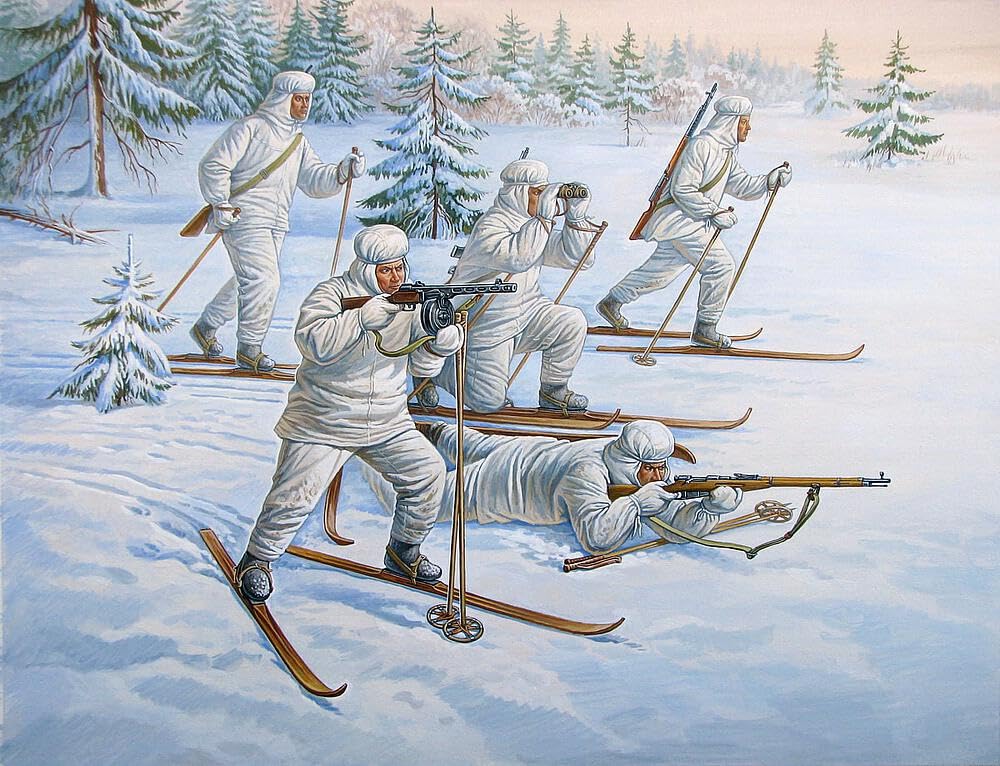 Zvezda - Zv6199 - Soviet Ski Troupes