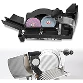 Meat Slicer Sharpener for Bizerba SE12, SE12D, GSP, GSPH Slicer - Complete Sharpener Assembly with Stones Replaces 60370800100, Build to Last