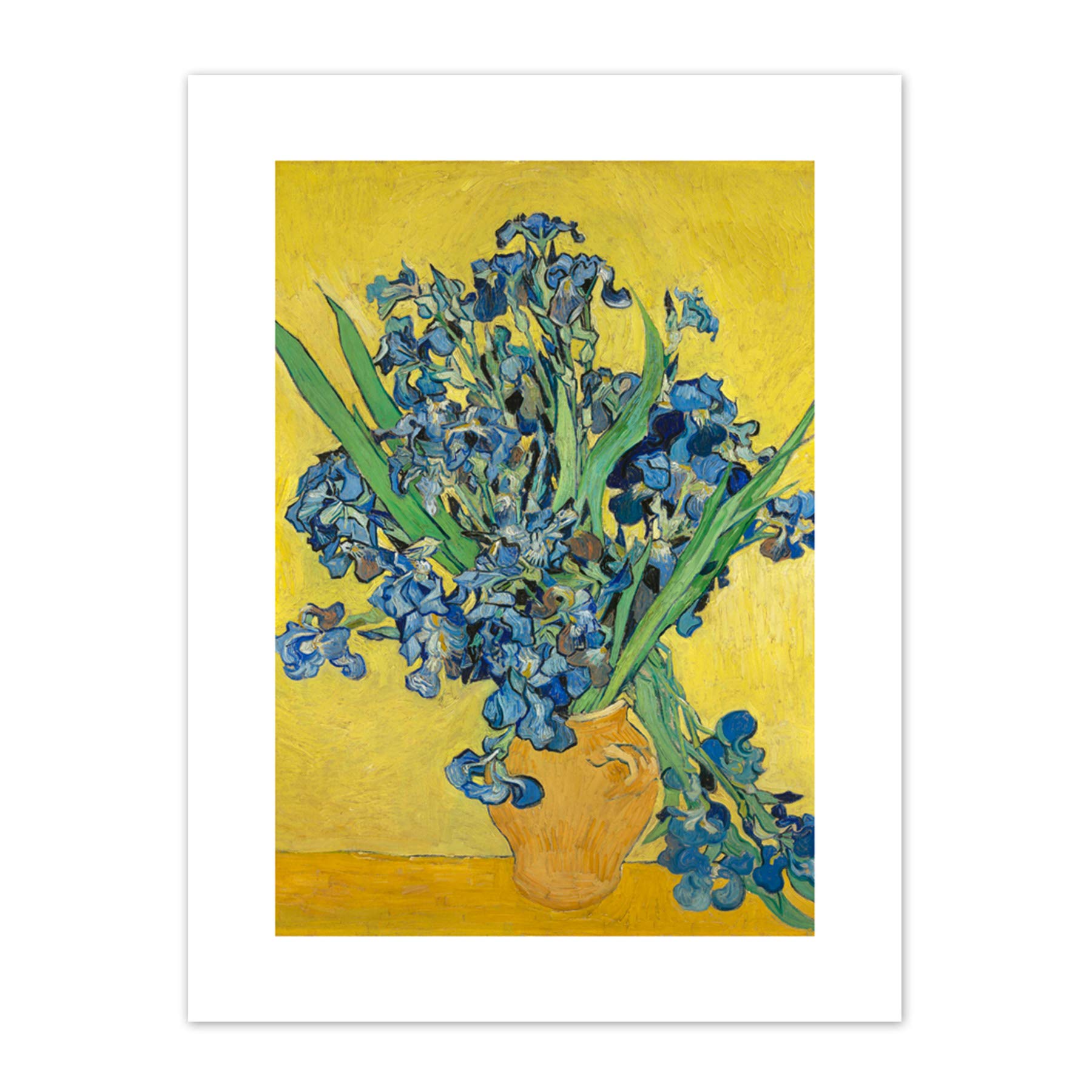 Van Gogh Irises Painting Canvas Wall Art Print