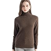 Chanyarn Women's 100% Pure Cashmere Sweater Turtleneck Long Sleeve Warm Soft 2025 Fall Winter Knit Pullover