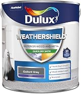 Dulux Weather Shield Quick Dry Satin Paint 2.5 L Gallant Grey view 2