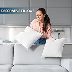 Utopia Bedding Throw Pillows (Set of 4, White), 24