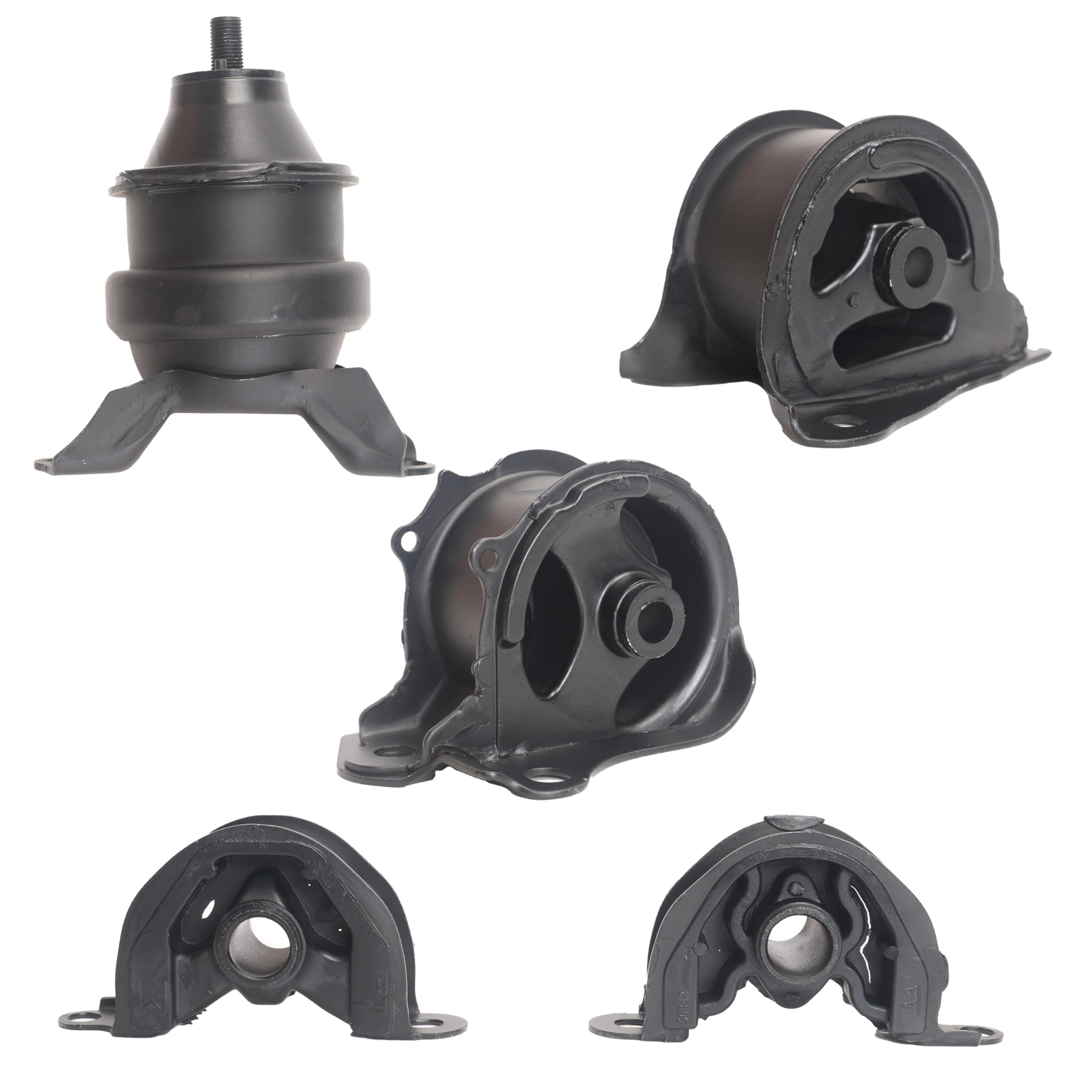 Photo 1 of 5 PCS Engine Motor and Transmission Bracket Kits Compatible with Honda CR-V L4 2.0L 1997 1998 1999 2000 2001, Auto Motor Engine & Trans Mount Sets Replace OE# A6502 A6506 A6520 A6526 A6585