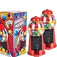 The Dreidel Company Gumball Machine Bank and Coin Bank Toy for Kids, Gum Balls Not Included, 6.5" (2-Pack)