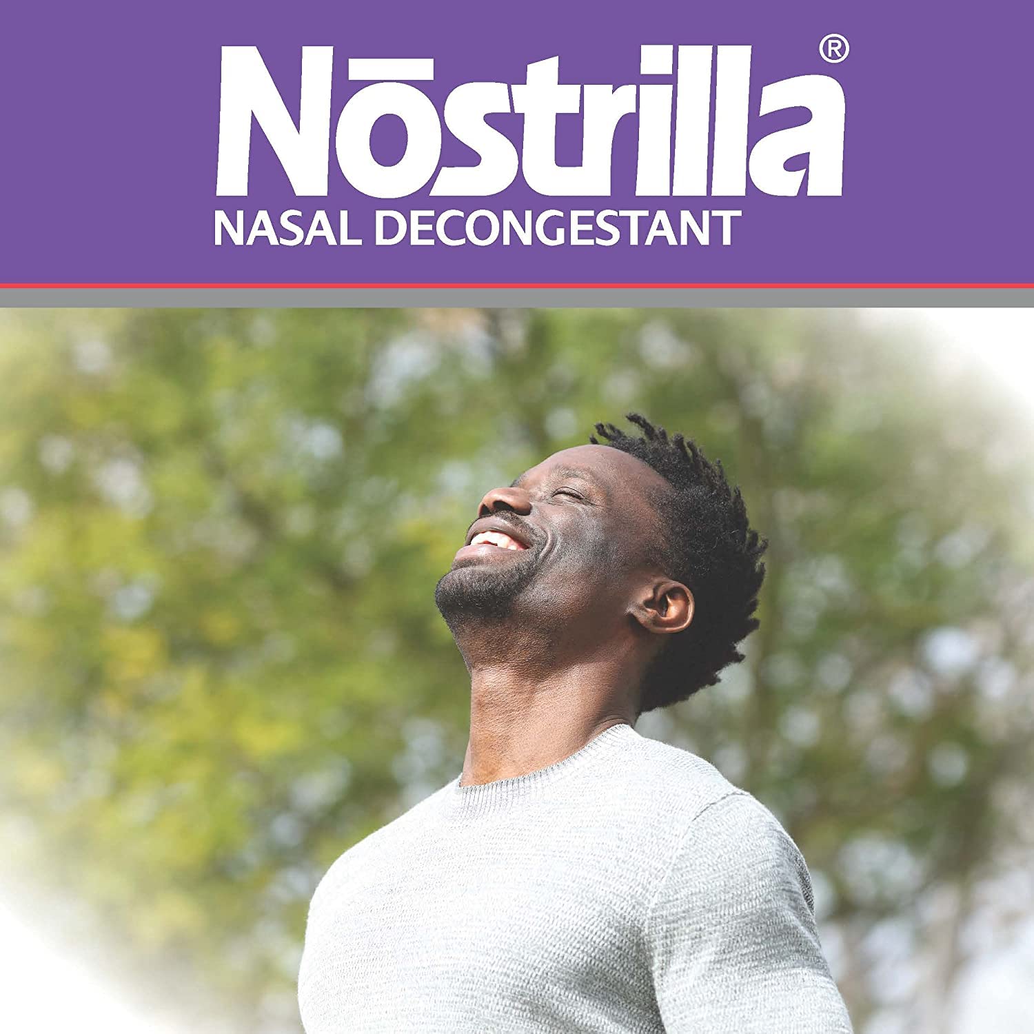 Nostrilla Nasal Decongestant Spray, Stuffy Nose Relief, 0.5 oz (6 Pack)