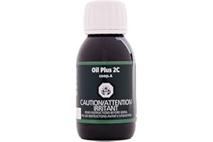 Rubio Monocoat Oil Plus Part A, 100 Milliliters, Walnut, Interior Wood Stain and Finish, Food Safe, Easy One-Coat, Linseed Oi