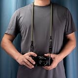 VKO Quick Release Camera Strap Green Adjustable Neck Shoulder Crossbody for view 7