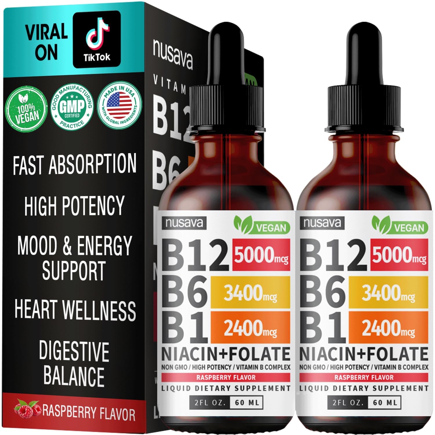 B12 B6 B1 Niacin + Folate