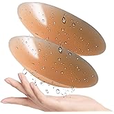 PRETTYWELL Nipple Covers for Women,Waterproof Silicone Nipple Pasties Reusable,Ultra Thin Adhesive Nipple Cover Petals
