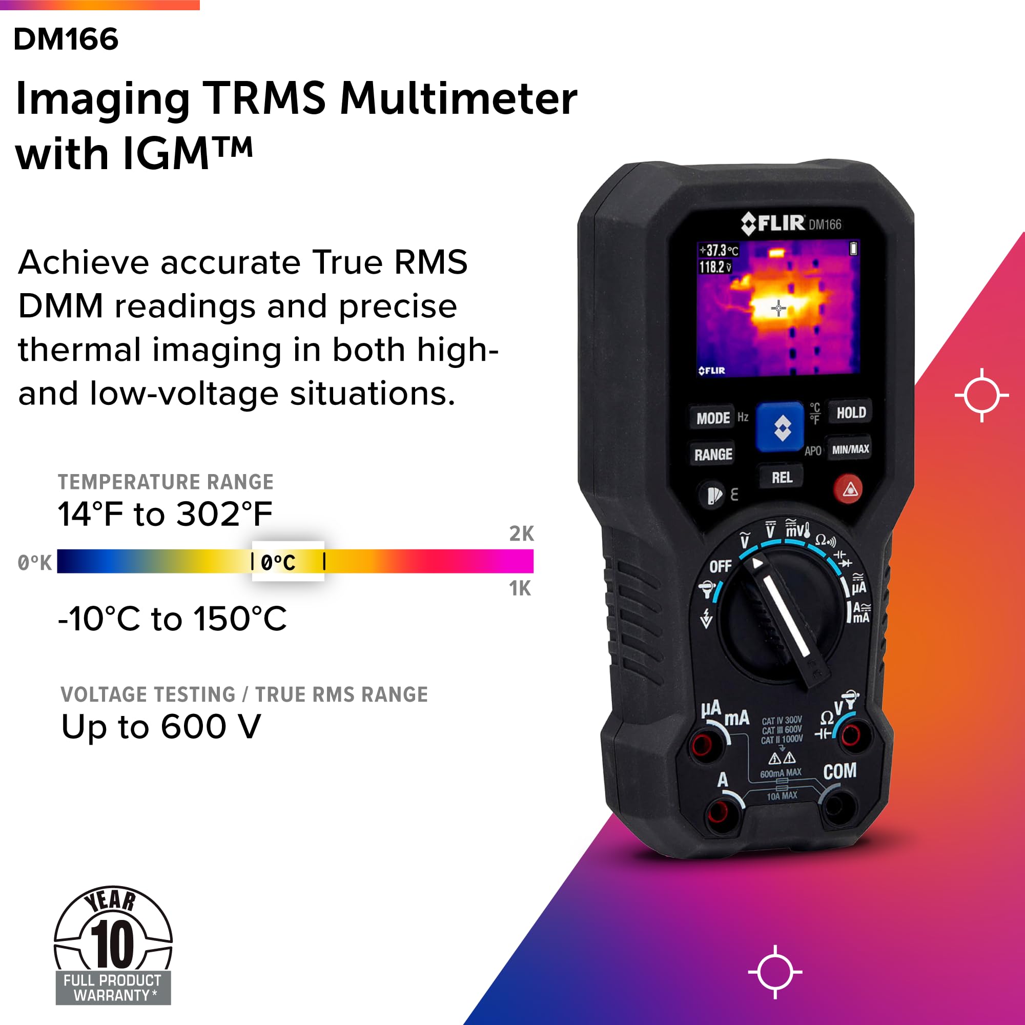 Mua FLIR DM166 Digital MultiMeter With BuiltIn Thermal Camera for