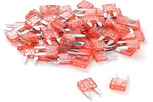 JESUNK 100 Pack Auto Fuses 40 AMP APM/ATM 32V Mini Blade Style Fuses 40A Short Circuit Protection Car Fuse (40 AMP)