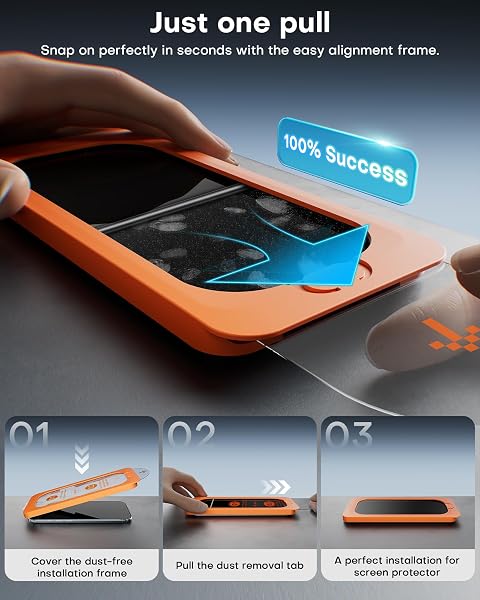 OMOTON PRIVACY SCREEN PROTECTOR FOR IPHONE AIR [ZERO FAILURE APPLICATION], TEMPERED GLASS FOR IPHONE 17 AIR WITH 9H+ HARDNESS & 12FT MILITARY GRADE SHATTERPROOF, 100% ANTI-SPY, FULL COVERAGE PROTECTION, 2 PACK