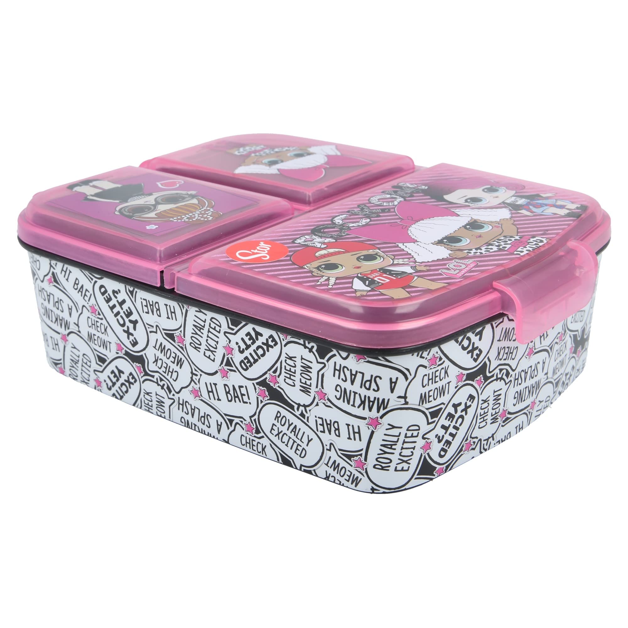 Stor |Multi Compartment Sandwich Box LOL Surprise Rock On — image 1