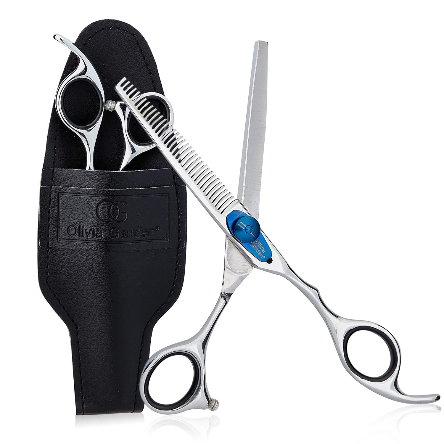 Olivia Garden Xtreme 5.75" - Right Hand Scissors - Ergonomic Handle, Adjustable Tension, Perfect for Beginners & Students