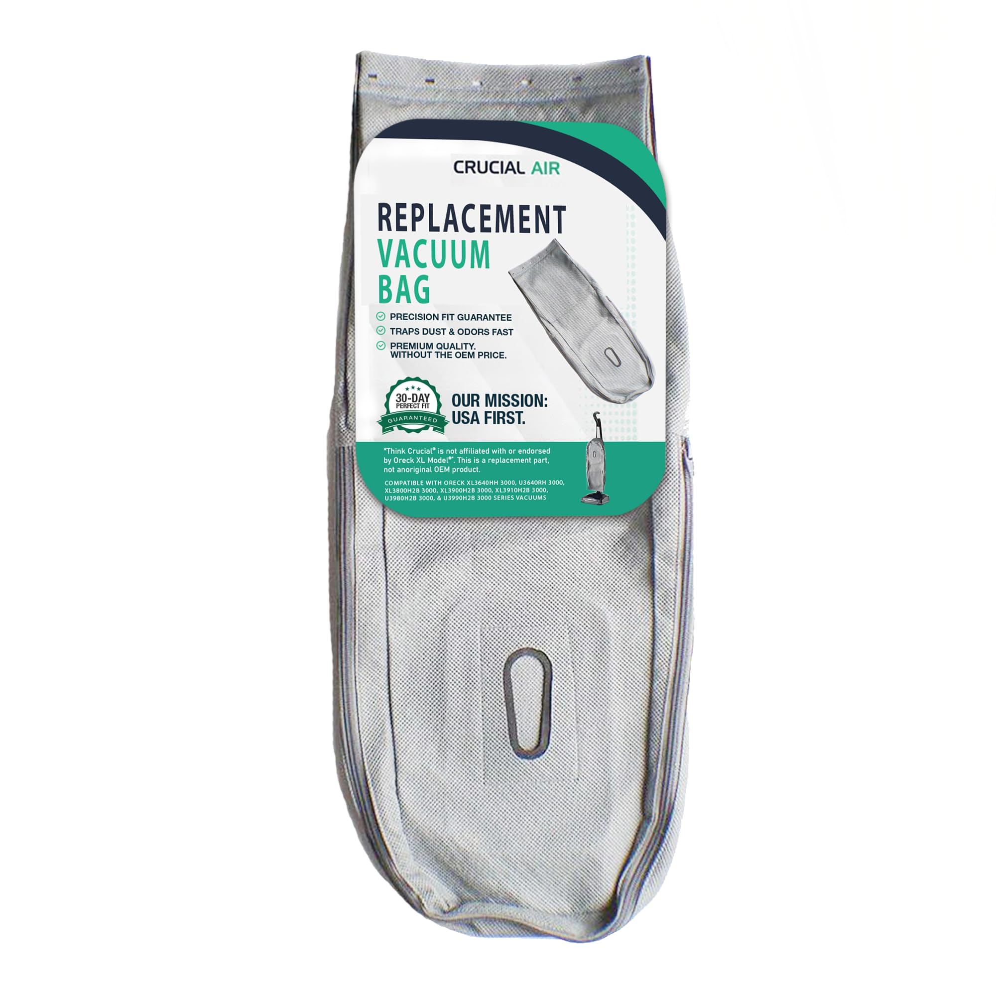 Photo 1 of 1 Reusable Outer Vacuum Bag Compatible with Oreck XL, Fits XL Vacuums XL3640HH 3000, U3640RH 3000, XL3800H2B 3000, XL3900H2B 3000 and more - By Crucial Vacuum