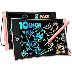 TEKFUN Toys for Kids, 2 Pcs LCD Writing Tablet with