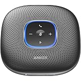 Anker PowerConf Bluetooth Speakerphone, 6 Mics, Enhanced Voice Pickup, 24H Call Time, Bluetooth 5, USB C, Zoom Certified Blue