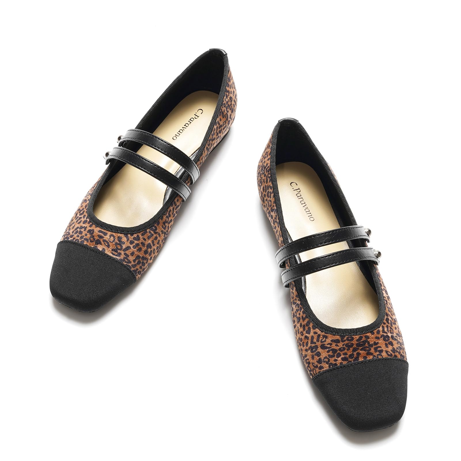 Chaussure Femme Milliot Gillian Square Toe Ballerina Flats