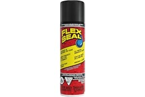 Flex Seal – Stop Leaks Fast! Rubberized Waterproof Coating Spray, Ideal for Roofs, Holes, Cracks, DIY Projects, Automotive Fi