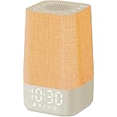 Wkzay White Noise Sound Machine: 30 Soothing Sounds, Sunrise Alarm Clock for Gentle Wake Up, Adjustable Volume & Night Light, Timer - Easy to Sleep, Relax, Focus