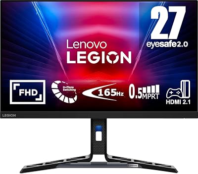Lenovo Legion R27i-30 27 inch Gaming Monitor FHD 165Hz IPS 0.5ms