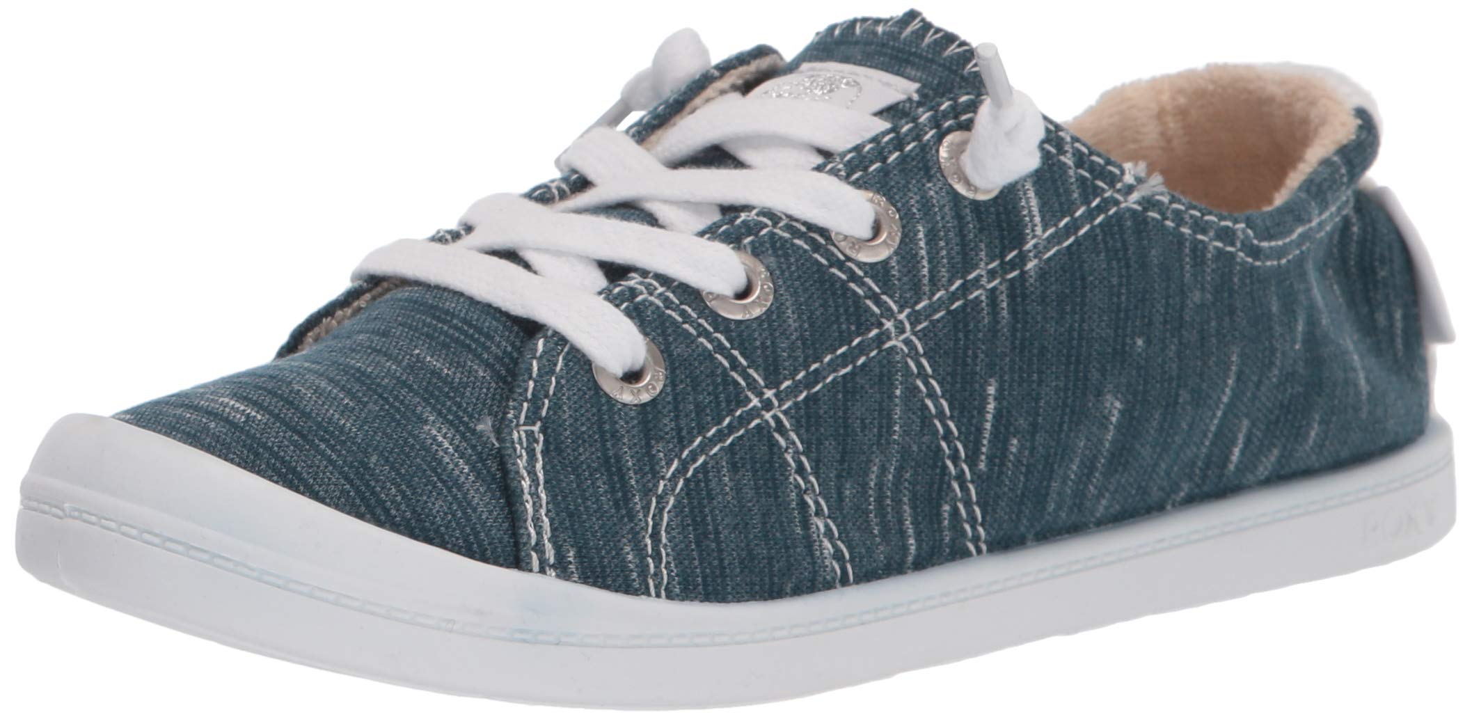 Roxy Women's Rory Slip On Sneaker Loafer Flat, Teal, 8 Image Roxy Women's Rory Slip On Sneaker Loafer Flat, Teal, 8 Image
