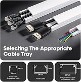 Flow fire White Cable Trunking 30x15mm 4M Self Adhesive Kit 10x L400mm view 3
