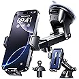 VANMASS 2025 True Upgraded Car Phone Holder, [85+ LBS Strongest Suction] Patent Safety Cell Phone Mount Windshield Dashboard Vent Truck Stand Cradle for iPhone 16 Pro Max 15 14 13 Android, Matt Blue