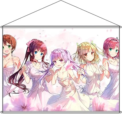 Amazon New Game B2タペストリー 八神コウ 望月紅葉 滝本ひふみ 篠田はじめ 涼風青葉 B2 728 X 515 Mm 掛ける絵 アニメ 萌えグッズ 通販