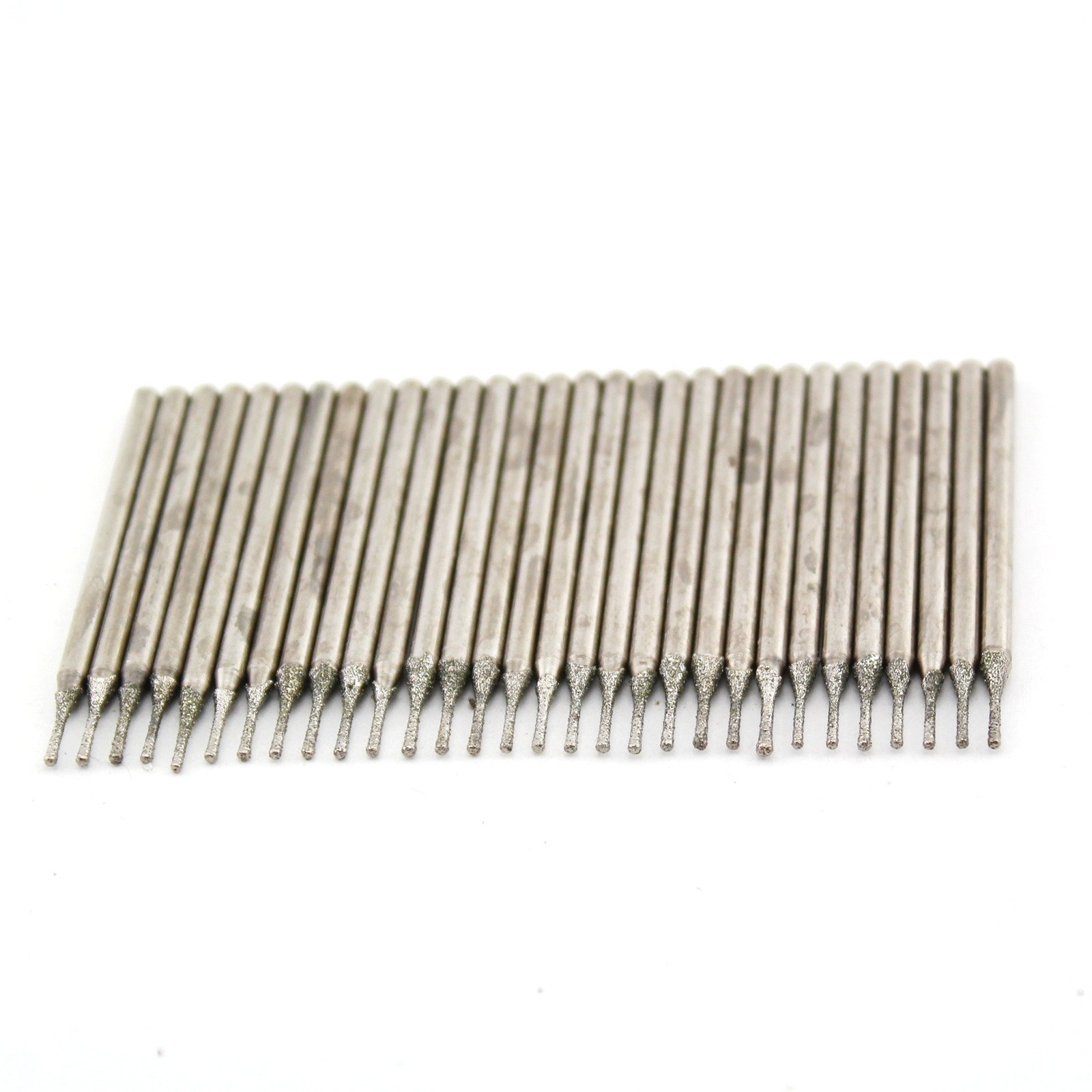 ILOVETOOL 0.8mm Diamond Drill Bits Tools for Jewelry Making Gem Stone Pack of 30Pcs