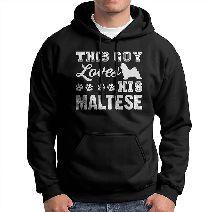This Guy Loves His Maltese Clothes Sweatshirts, Maltese