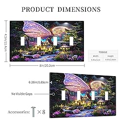Tewujay Decorative Decorative Light Switch Covers