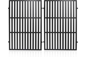 Criditpid 19.5 Inch Cooking Grates for Weber Genesis 300 Series, Genesis E310 E320 E330 S310 S320 S330, Cast Iron Grill Grid 