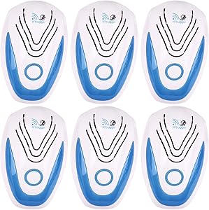 Upgraded Ultrasonic Pest Repeller By Lil-Bugger | Plug-In Electronic Insect Repellent | Indoor Bug & Vermin Control Device | Child & Pet Safe | Deters Mosquitoes, Roaches, Flies, Spiders & More