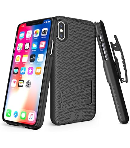 Amazon.com: KECAI for iPhone X Case with Built-in Screen Protector