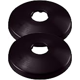 Westbrass A128-2-12 1/2" Sure Grip Low Pattern Flange for Copper Pipe (5/8" OD), Oil Rubbed Bronze (2-Pack)
