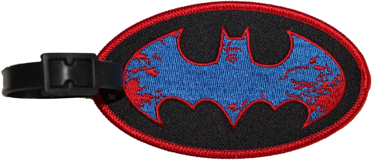 Luggage Tag Dc Comics Batman Splatter Logo Novelty