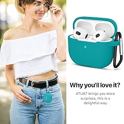 ATUAT Compatible with AirPods 3 Case, Protective