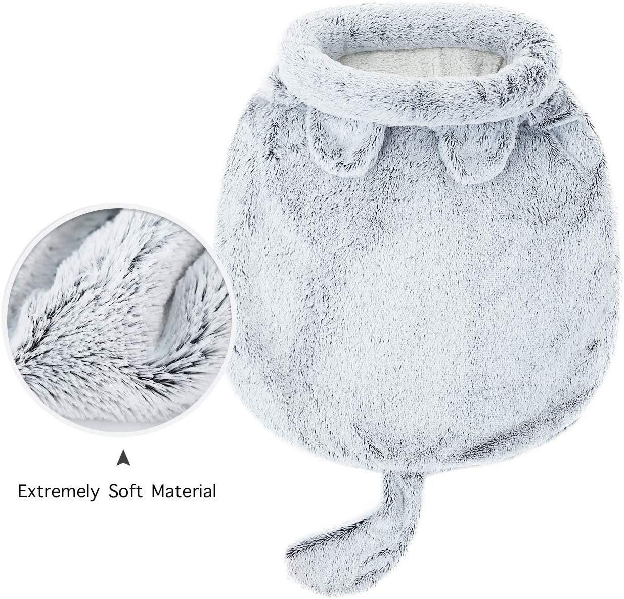PAWZ Road Cat Sleeping Bag Self-Warming Kitty Sack 23"X22"-Silver : Pet Supplies