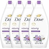 Dove Body Wash Relaxing 4-Pack – Jasmine & Coconut Milk for Softer, Smoother Skin, 15.2 Oz Ea