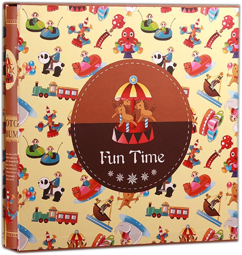 PISSCO Large capacity photo album book, baby first year memory book, holds 4”x6” 640 images