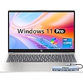 HP 15.6" FHD Touch Laptop, Intel i5, 32GB RAM, 1TB SSD, Windows 11 Pro, Wi-Fi 6, Flagship Business Laptop Bundle with Docking